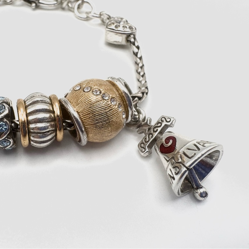 Brighton Charm Bracelet With Seven Charm Included - Picture 3 of 6